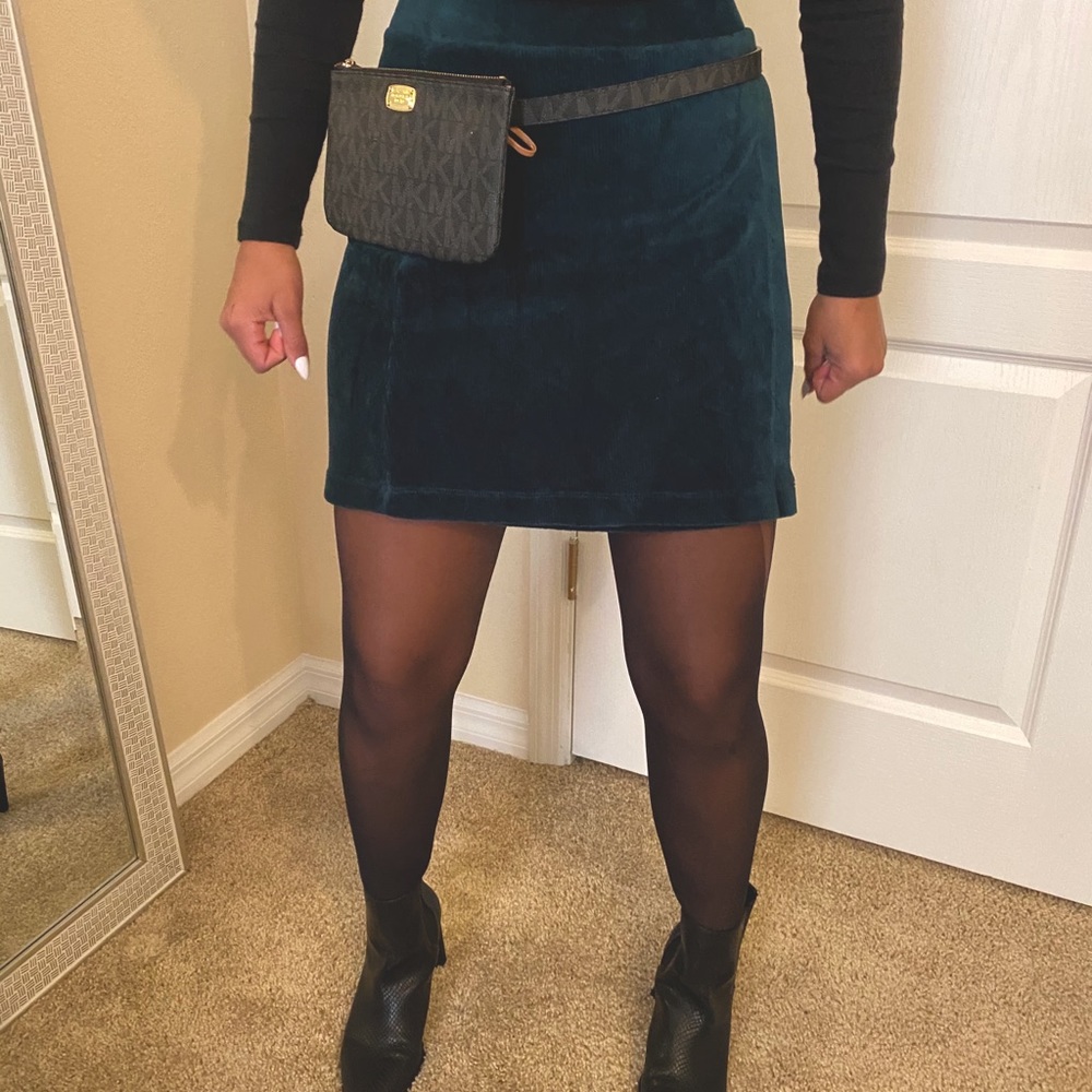 Forever 21 Teal Mini Skirt